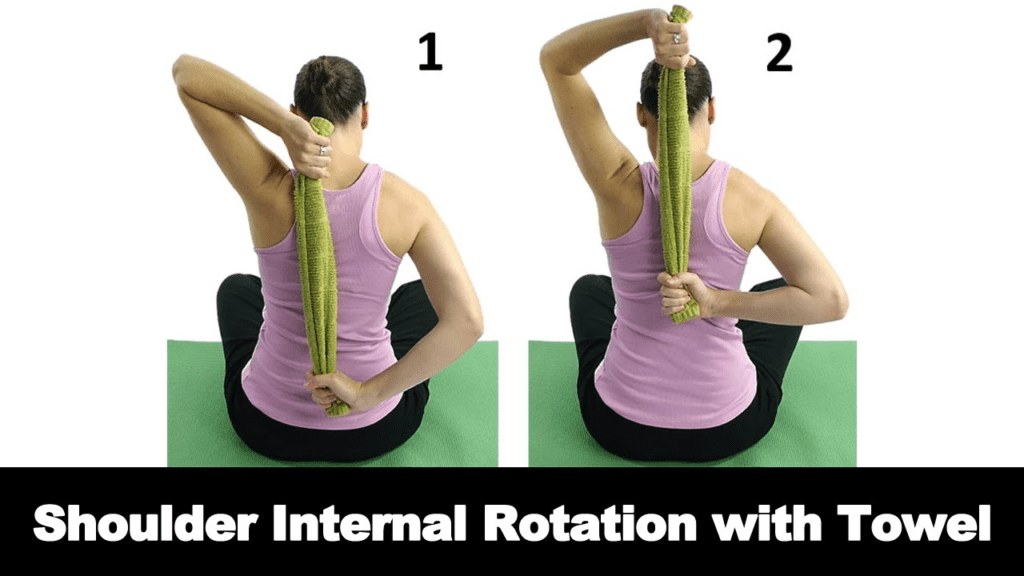 image 7 Towel Stretch | Frozen Shoulder Exercises