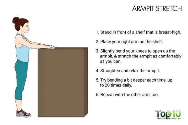 Armpit Stretch For Frozen Shoulder Stretching Exercises
